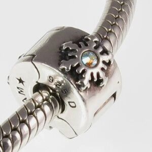 Chamilia silver and crystal stoppers